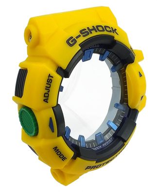Casio G-Shock Gehäuse gelb | Lünette Mineralglas Resin GA-400-9A