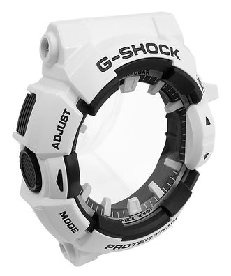 Casio G-Shock Gehäuse | Lünette Mineralglas Resin weiß GA-400-7A