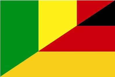 Fahne Flagge Mali-Deutschland Premiumqualität