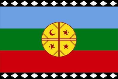 Fahne Flagge Mapuches Indianer Premiumqualität
