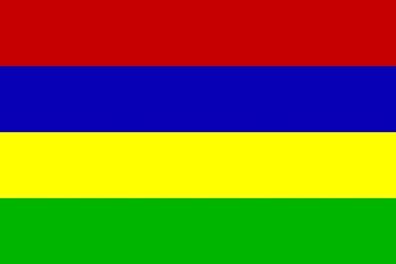 Fahne Flagge Mauritius Premiumqualität