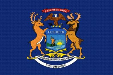 Fahne Flagge Michigan Premiumqualität