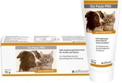 Alfavet Dia Paste Pro 70g Diät-Ergänzungsfuttermittel für Hunde und Katzen
