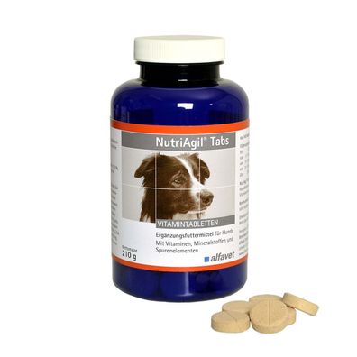 Alfavet NutriAgil Tabs 210g Ergänzungsfuttermittel für Hunde