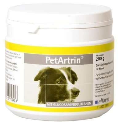 Alfavet PetArtrin® 3 x 200g Diät-Ergänzungsfuttermittel für Hunde