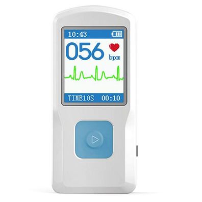 Tragbares EKG Gerät Messgerät Monitor Pulsoxymeter Pulsmesser Herz Kreislauf Gesun...