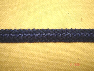 Borte Webband Trachtenborte Hutband dunkelblau 1,2 cm breit je 1 Meter