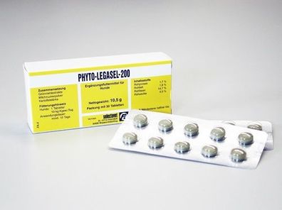 Selectavet Phyto-Legasel-200 30 Tabletten Ergänzungsfuttermittel für Hunde