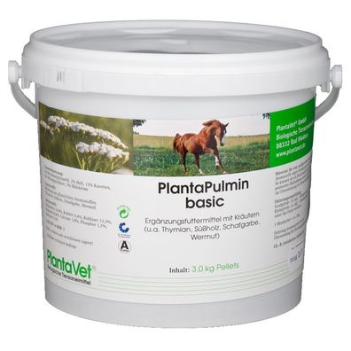 PlantaVet PlantaPulmin basic Ergänzungsfuttermittel für Pferde in Pellets-Form