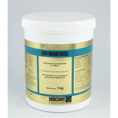 Selectavet Equi-Magnesiosel 1kg Ergänzungsfuttermittel für Pferde