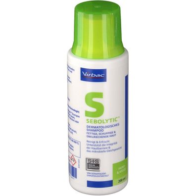 Virbac Sebolytic® 250ml Dermatologisches Shampoo für Hunde und Katzen