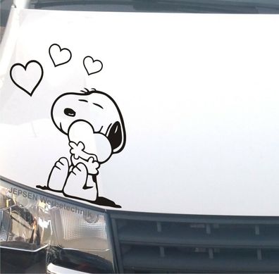 Aufkleber Snoopy S099 ML oder MR ca 30x25cm Farbauswahl - Peanuts Auto Bus