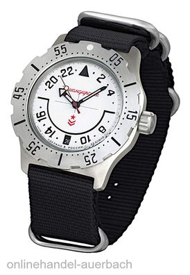 VOSTOK Komandirskie K-35 24 h mechanische Uhr Armbanduhr Militär Automatik