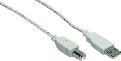 Logilink USB-Kabel 2.0 grau 5 Meter