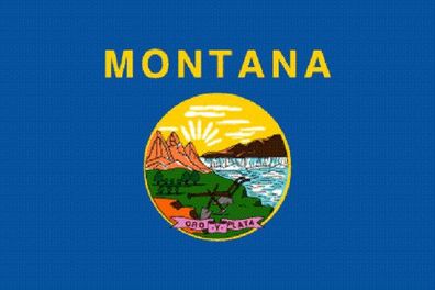 Fahne Flagge Montana Premiumqualität