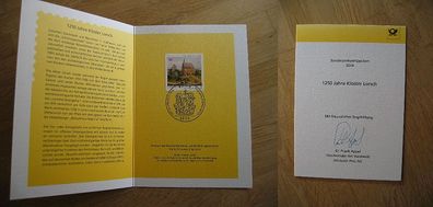 Deutsche Post Chef Dr. Frank Appel Autogramm & Sonderpostwertzeichen 2014!