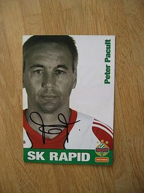 SK Rapid Wien - Peter Pacult - handsigniertes Autogramm!!!