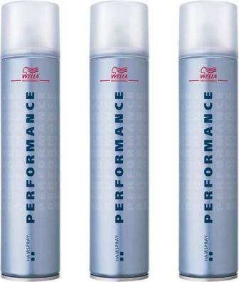 Wella Performance Haarspray Extra Stark 3x500 ml