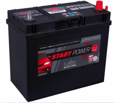 54523 IntAct Start-Power Autobatterie 12V/45Ah 330A Testsieger 54584 32C24 51R-6
