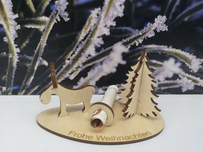 Geldgeschenk Weihnachten Elch Tannenbaum Geschenk Frohe Weihnachten Wunschname