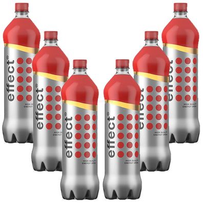 Effect 6er Set Energy Drink 1L 1000ml in PET Flasche inklusive Pfand EINWEG
