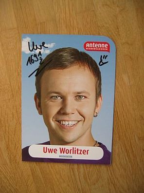 Antenne Niedersachsen Moderator Uwe Worlitzer - handsigniertes Autogramm!!!