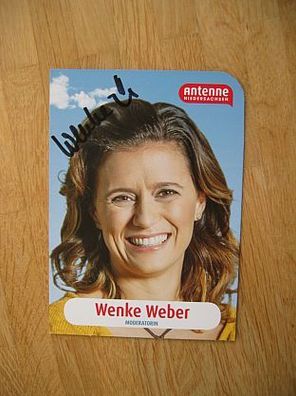 Antenne Niedersachsen Moderatorin Wenke Weber - handsigniertes Autogramm!!!