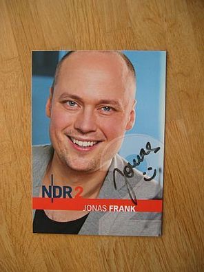 NDR Moderator Jonas Frank - handsigniertes Autogramm!!!