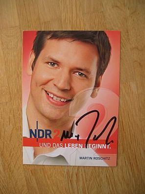 NDR Moderator Martin Roschitz - handsigniertes Autogramm!!!