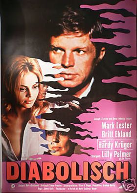 Diabolisch - Hardy Krüger Filmplakat A1 84x60cm gerollt