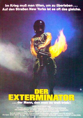 Der Exterminator Filmposter gerollt A3 29x42