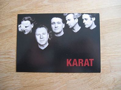 Musikstars Karat - Autogrammkarte!!!