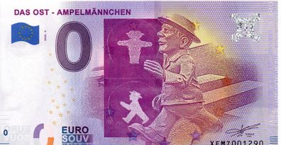 0 Euro Schein Das Ost Ampelmännchen Souvenirschein Null Euro