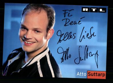 Atto Suttarp RTL Autogrammkarte Original Signiert + F 10702