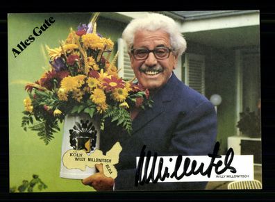 Willy Millowitsch Autogrammkarte Original Signiert + F 10764