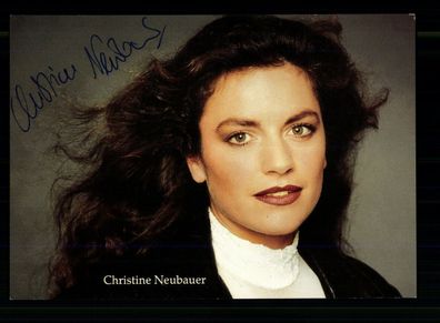 Christine Neubauer Autogrammkarte Original Signiert + F 10793
