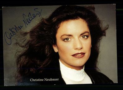Christine Neubauer Autogrammkarte Original Signiert + F 10794