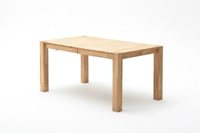 Massivholztisch mit Auszug 160-210 cm Wildeiche geölt Esszimmertisch Esstisch