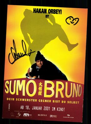 Hakan Orbeyi Sumo Bruno Autogrammkarte Original Signiert + F 7838