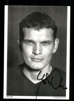 Götz Otto Autogrammkarte Original Signiert + F 7856