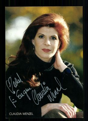 Claudia Wenzel Autogrammkarte Original Signiert + F 8067