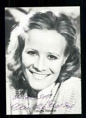 Claudia Rieschel Autogrammkarte Original Signiert + F 8070