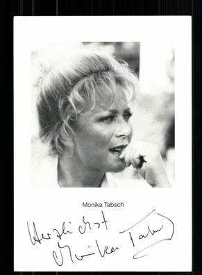 Monika Tabsch Autogrammkarte Original Signiert + F 8196