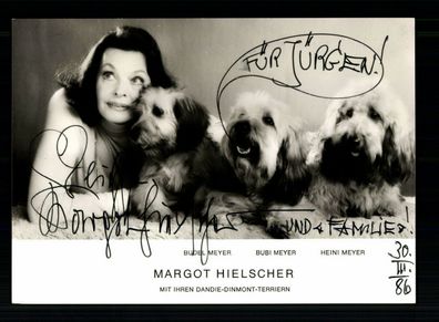 Margot Hielscher Rüdel Autogrammkarte Original Signiert + F 8468
