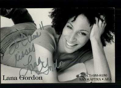 Lana Gordon Autogrammkarte Original Signiert + F 8519
