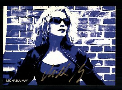 Michaela May Autogrammkarte Original Signiert + F 8538