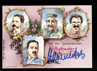 Willy Miilowitsch Autogrammkarte Original Signiert + F 8539