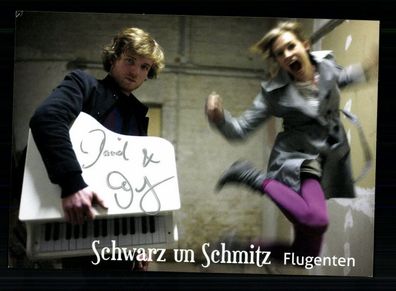 Meike Schmitz und David Schwarz Autogrammkarte Original Signiert + F 8542