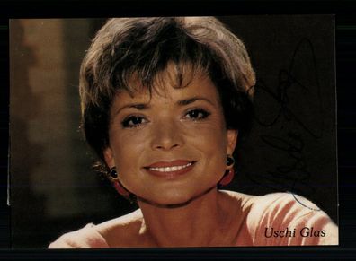 Uschi Glas Autogrammkarte Original Signiert + F 8547