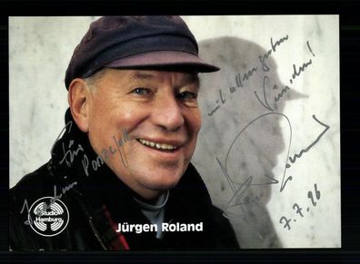 Jürgen Roland Autogrammkarte Original Signiert + F 8552